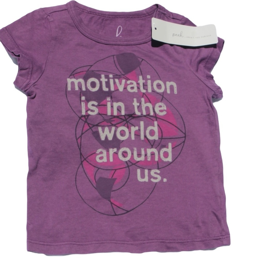 Peek Little Peanut Picasso purple Tee 12-18 M
